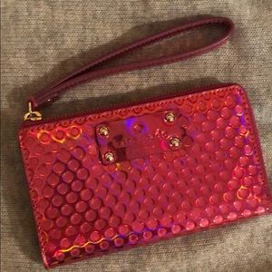 NWOT Kate Spade Hot Pink Wristlet